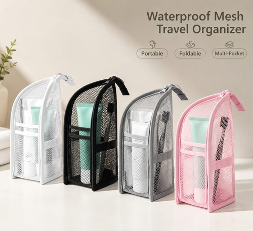 Standing toiletry bag - standing,