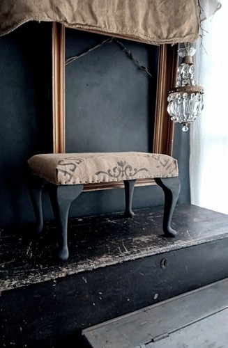 Deconstructed footstool french - footstool,