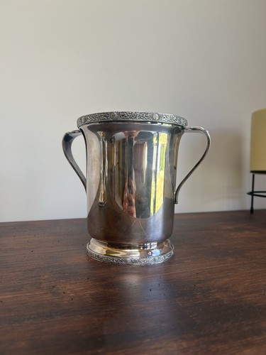 Silver plated wine cooler - silver,