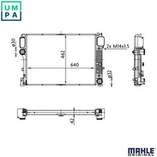 RADIATOR ENGINE COOLING CR 38