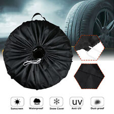 SPARE TYRE COVER WHEEL COVER TYRE BAG SPACE SAVER FOR ANY CAR VAN 13-19inch