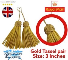 Gold Bullion Tassels pair