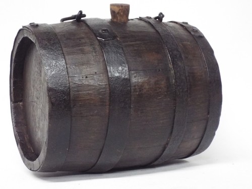 Oak black powder keg - powder,