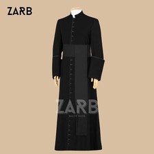 Black 33 Button Roman Cassock