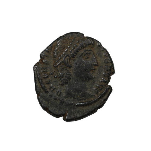 Constantius bronze follis - constantius,