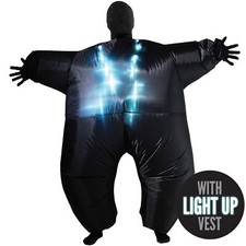 Adult Inflatable Black LIGHT