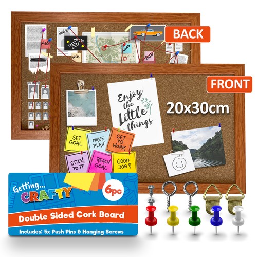 Cork board pin notice - cork,
