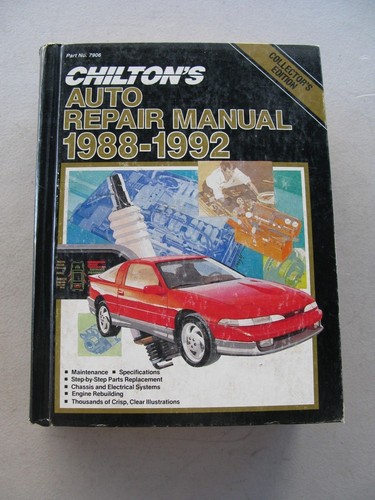 Chilton auto repair manual - repair,