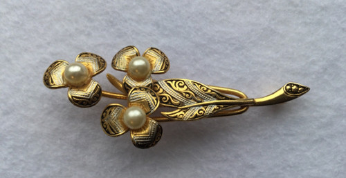 Vintage gold and - , toned