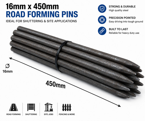 450mm road form - x, pins