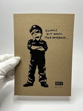 Chris Boyle Love Art 'Doughnut Police' Small Art print COA 4/100