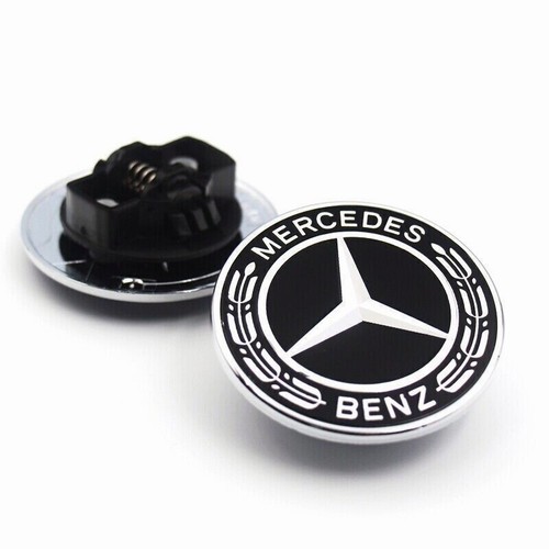 Front hood emblem - hood, black&silver
