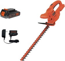 BLACK+DECKER 20V MAX HEDGE TRIMMER KIT, 18-INCH(TOOL ONLY) - ORANGE
