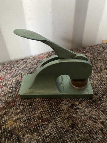 Cast iron paper press - iron,