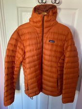 Patagonia Men's Down Sweater Jacket, Orange Size Large