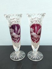 2 x Vintage Hofbauer Crystal