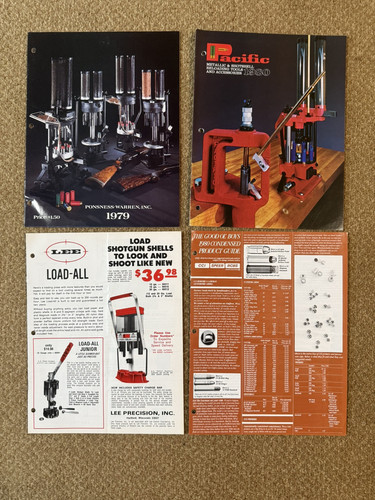 Reloading booklets catalogs - reloading, booklets/catalogs