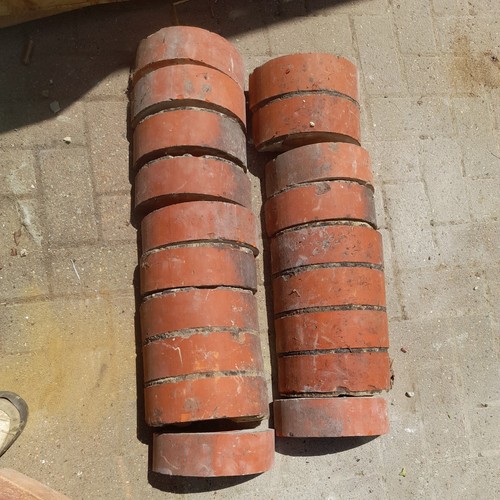 19x reclaimed 9in half - , round