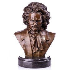 Bronze Bust Beethoven on a