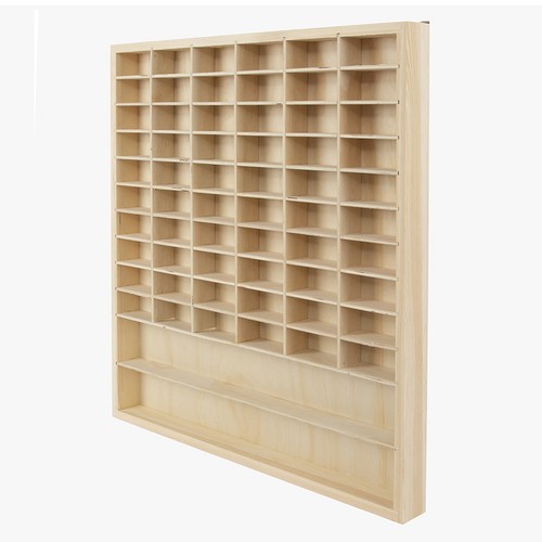 Grids wooden display - wooden,