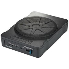 Kicker Hideaway 51HS10 Sub 10" Compact Powered Active Underseat Subwoofer 180w R