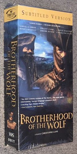 Brotherhood the wolf vhs - brotherhood, of
