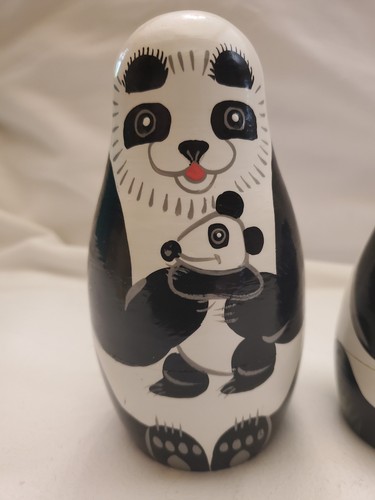 Panda bear russian doll - bear,
