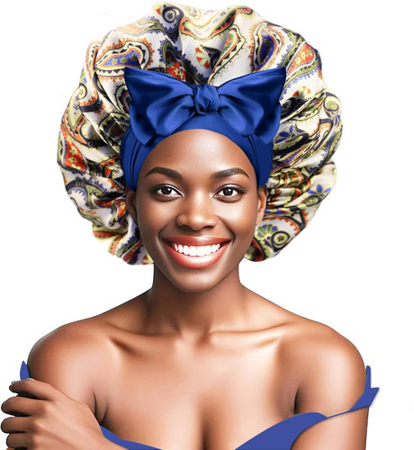 Satin bonnet double sided - bonnet,, double-sided