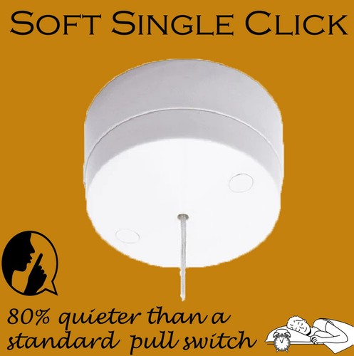 Quiet soft click pull - click, cord