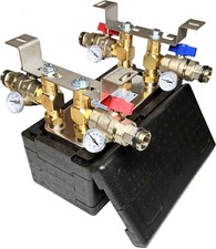 Stainless Steel Brazed Plate Heat Exchanger Ba-32 125-450 kW 4 x 1'' Insulation