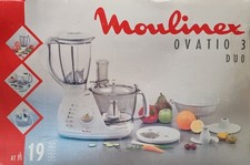 Moulinex Ovatio 3 Maxipress Duo Food Processor With Accessories 