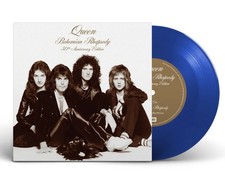 Queen Bohemian Rhapsody / I'm In Love With My Car Blue Vinyl 7" Mint/Sealed