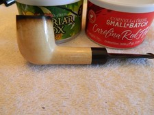 ESTATE PIPE  THOMPSON ,GENUINE BLOCK MEERSCHAUM GR.BRITAIN, BILLIARD, NEW
