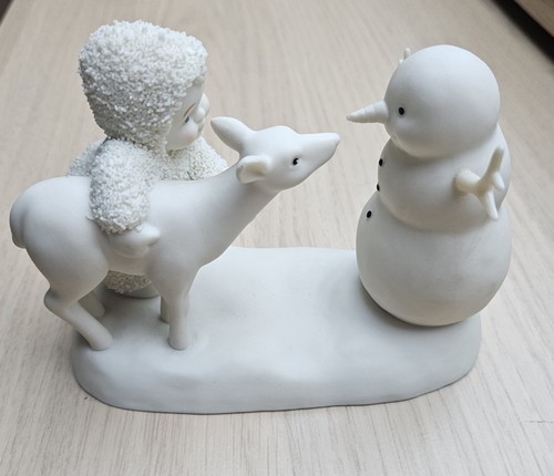 Snowbabies deer friends - snowbabies,