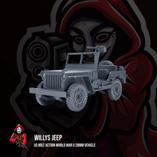 US Willys Jeep Bolt Action WW2