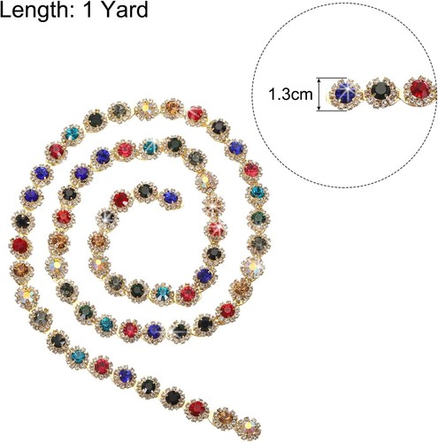 Yard rhinestone chain trim - rhinestone,