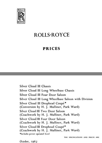 Rolls royce 1963 - rolls,