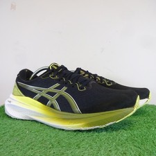 Asics Trainers Size 9.5 Men's Gel Kayano 30 Black Glow Yellow Running Shoes