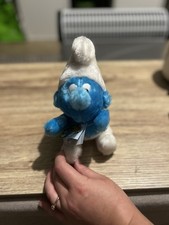 Vintage Smurf Plush Stuffed Toy BNWT