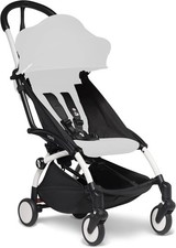 ⭐️ Babyzen YOYO2 WHITE Lightweight Stroller Pushchair Frame & HarnessNEW