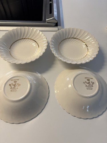 Newport pottery coronation - pottery, set