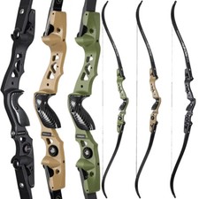 ILF 62'' Recurve Bow 25-60lb Archery Takedown Bow Hunting Competition Practice