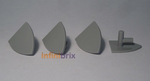 Lego triangular shields - 4x,