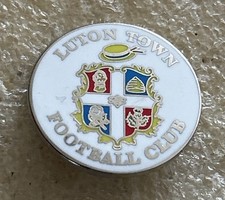 Very Rare Collectable Luton Town Supporter Enamel Badge - Wear With Pride