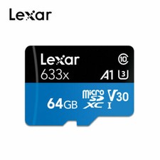 Lexar 633X 16GB 32GB 64GB TF Memory Card U3 V10/V30 A1/A2 C10 MicroSD XC CARD