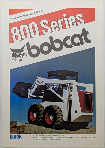 Original bobcat 800 series - bobcat,
