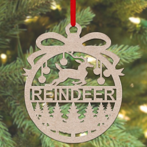 Custom name wooden xmas - custom, bauble