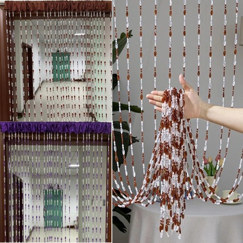 Beaded door curtain acrylic - beaded,