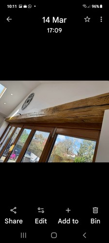 Faux oak beam - beam, do7