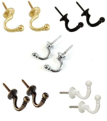 Tie back hooks curtain medium - back,